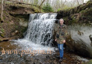 Один из живописнейших водопадов Латвии.